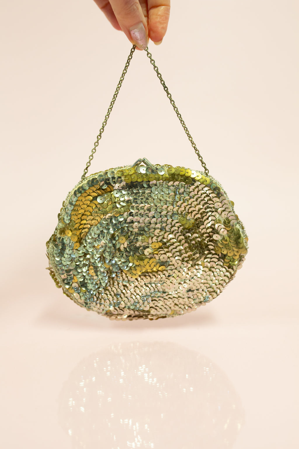 Vintage 1920s Gold Sequin Purse