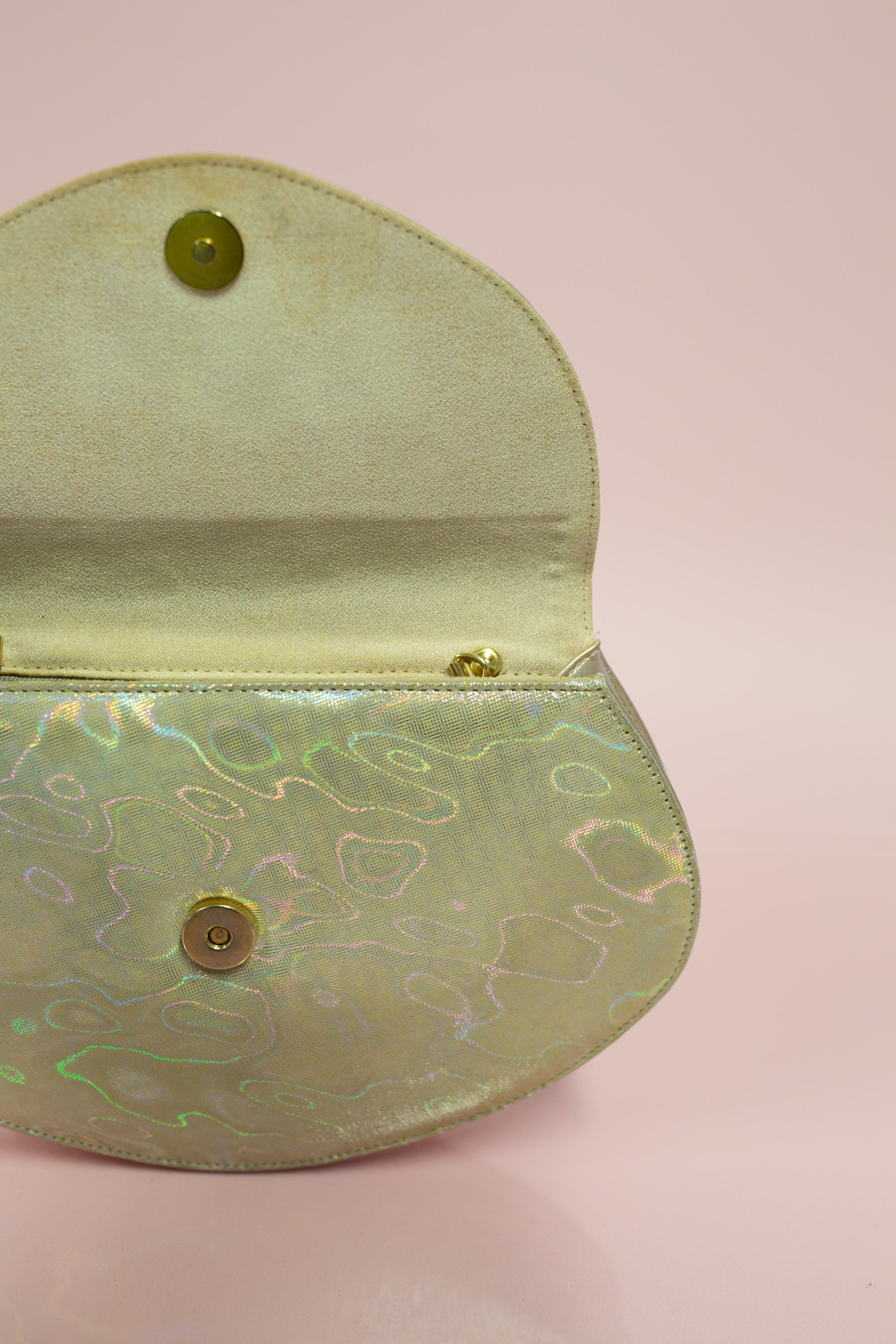 Vintage 1980s Iridescent Clutch Bag