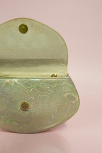 Vintage 1980s Iridescent Clutch Bag