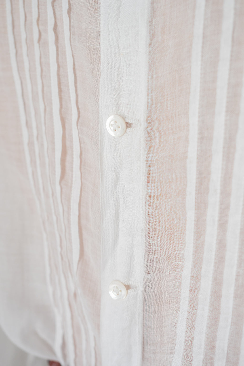 Vintage 1920s Embroidered White Cotton Blouse