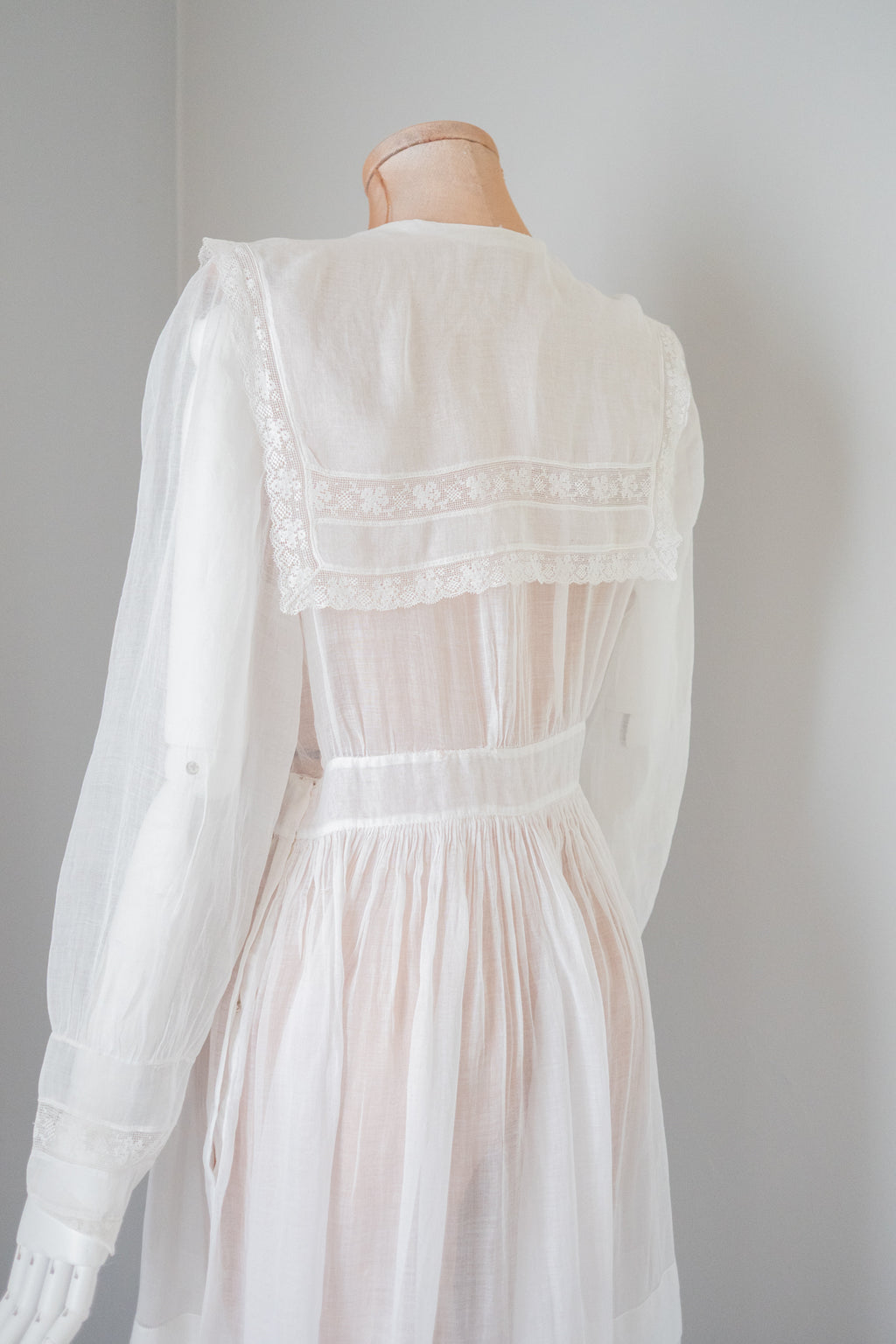 antique edwardian lace sailor collar