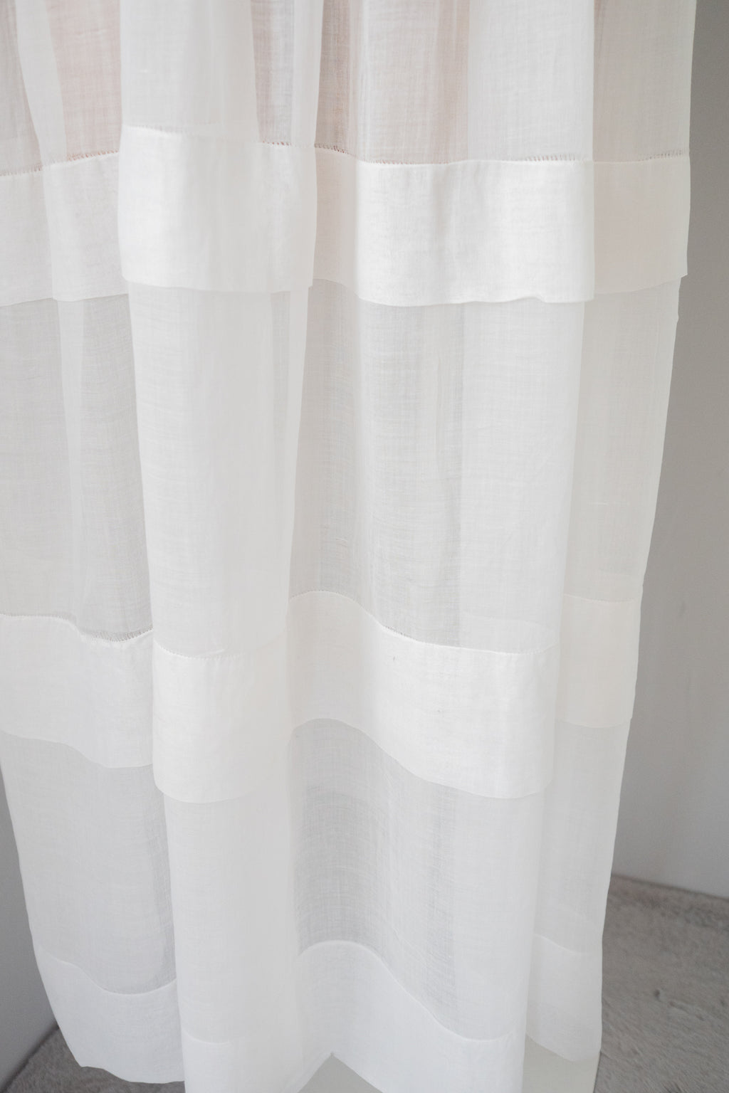 Antique Edwardian 1910s White Cotton Muslin Dress