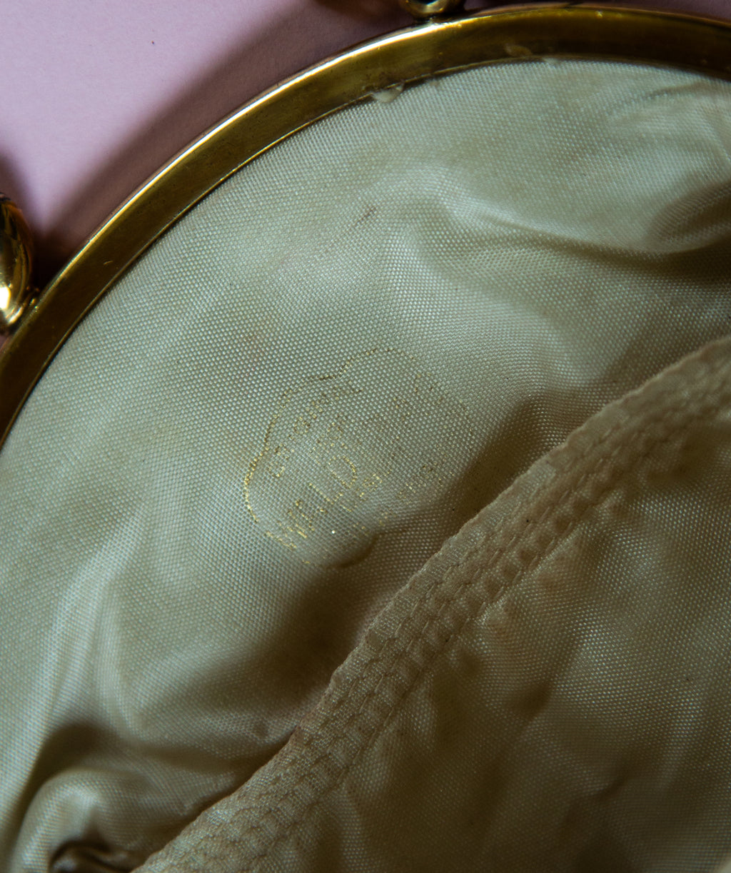 Vintage 1940s Gold Lame WaldyBag