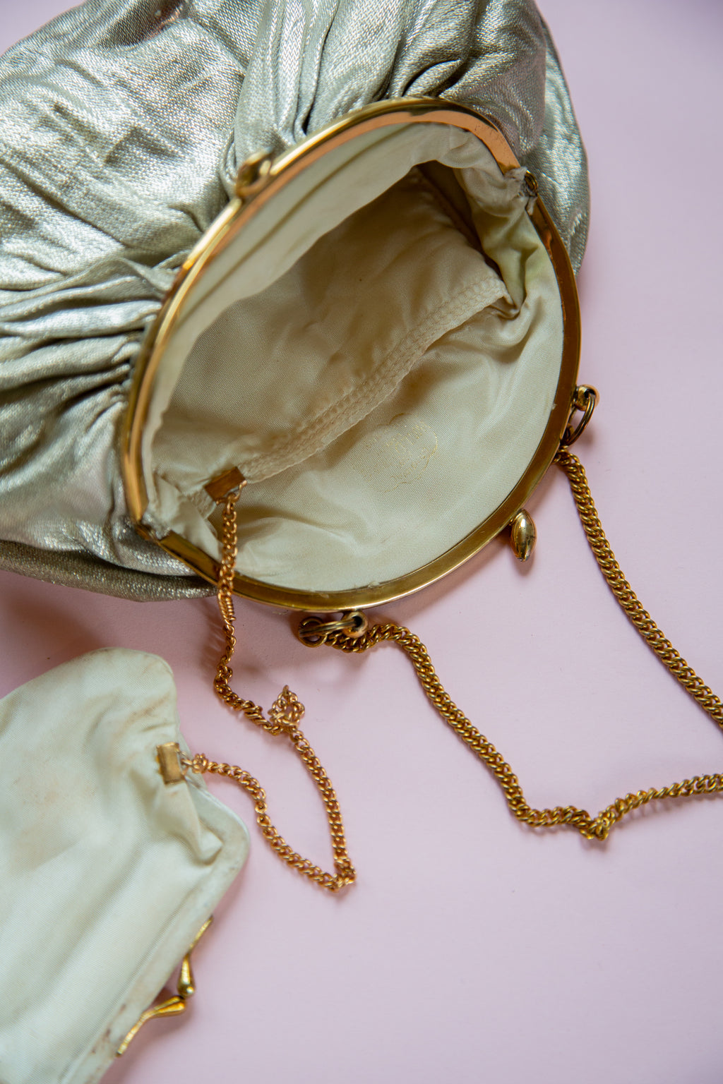 Vintage 1940s Gold Lame WaldyBag