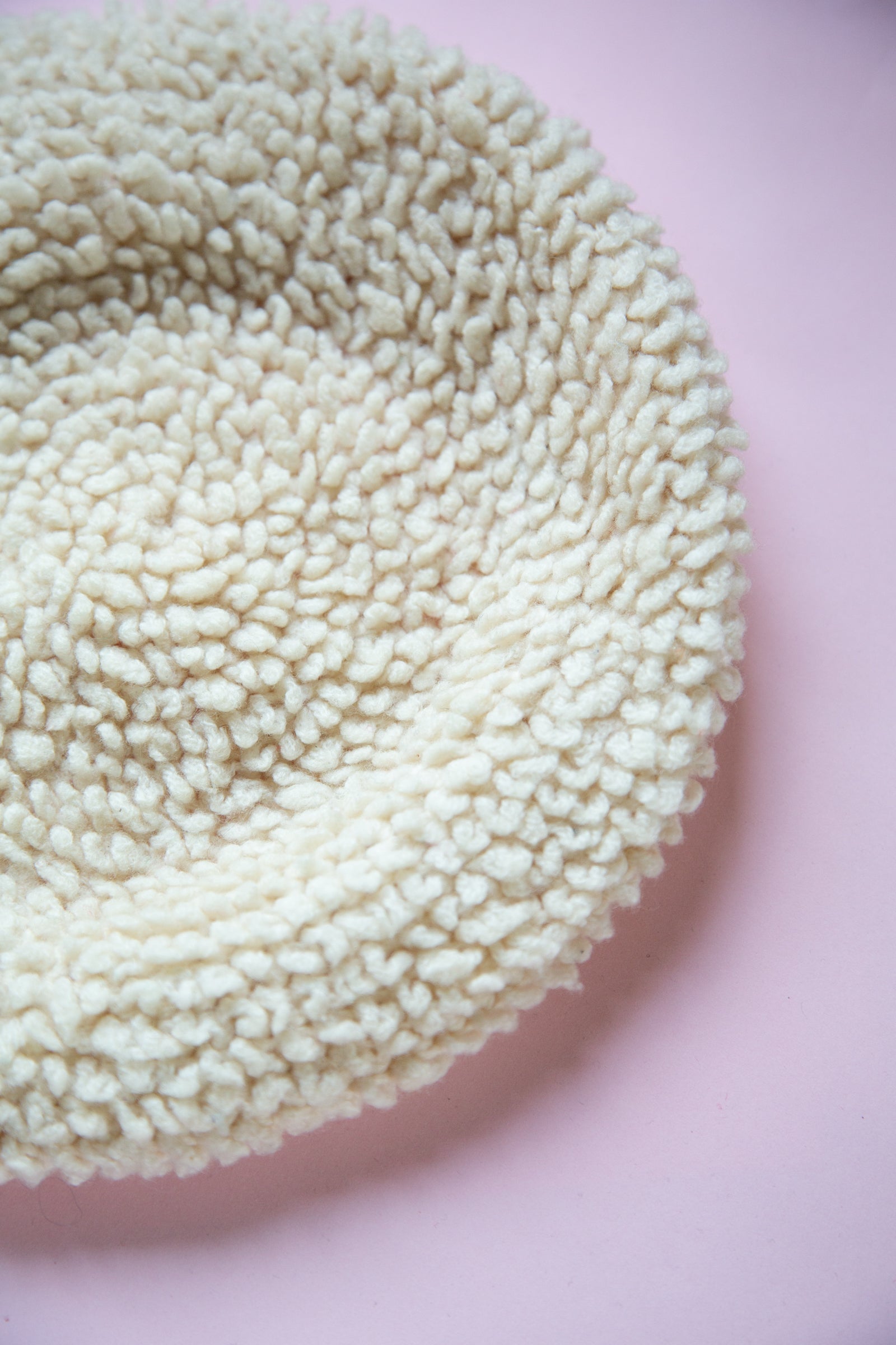 Vintage 1950s Cream Wool Jaeger Beret