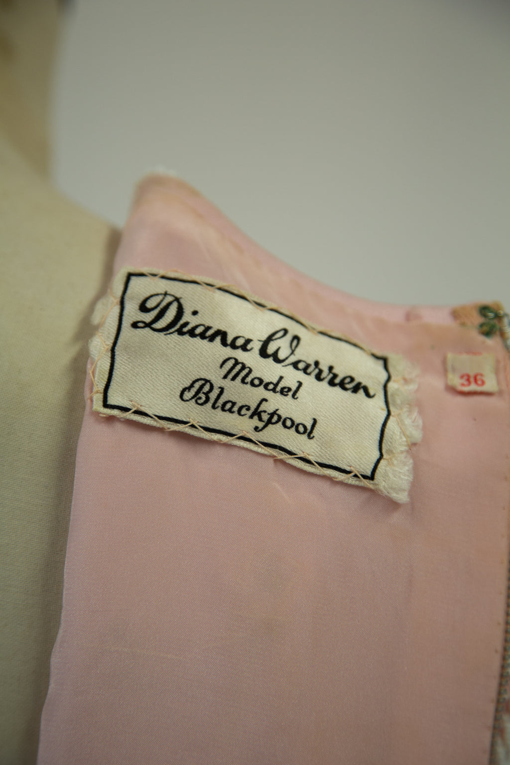 Diana Warren Blackpool 1960s label