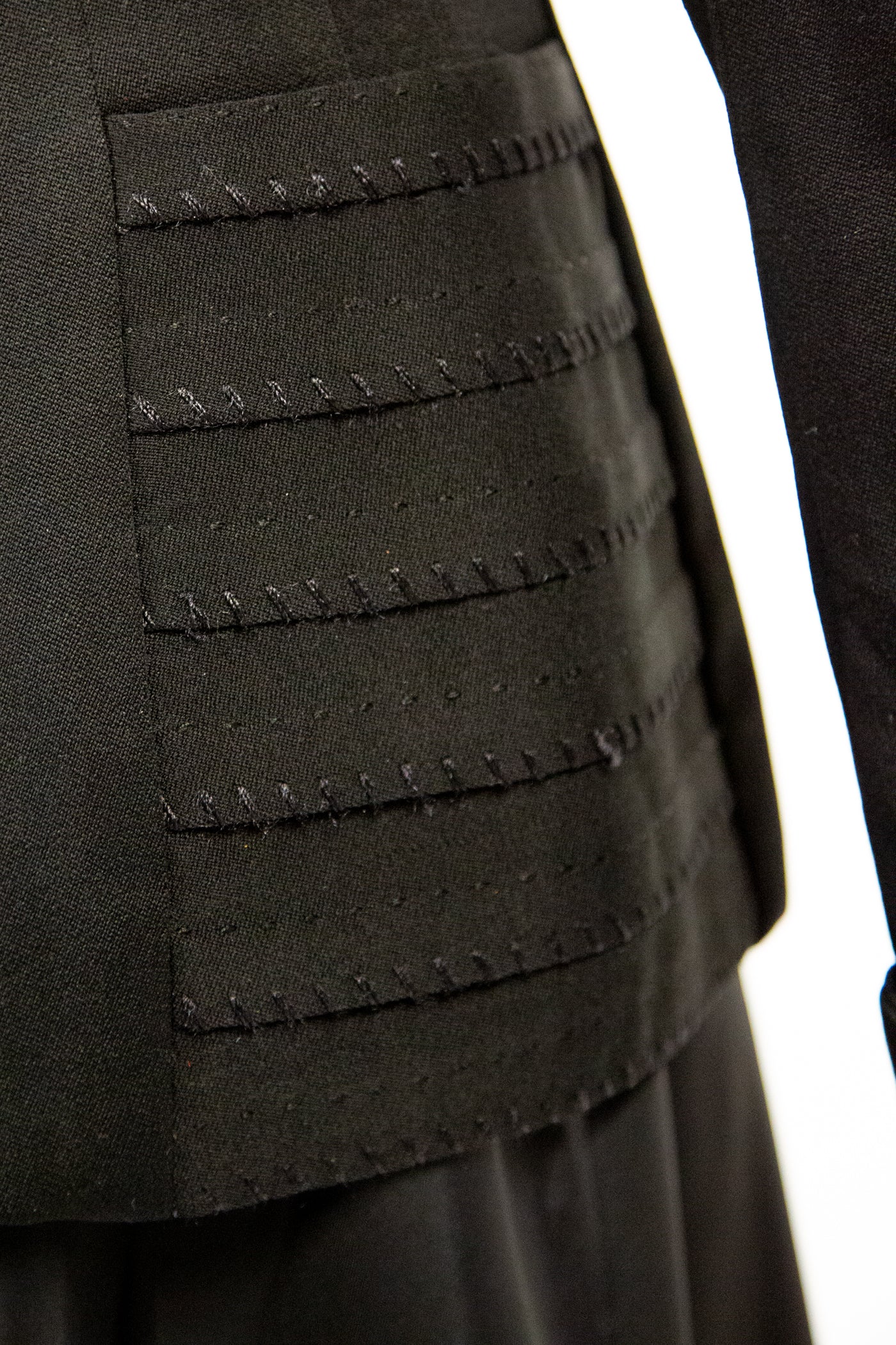 Vintage 1940s Black Tailored Jacket