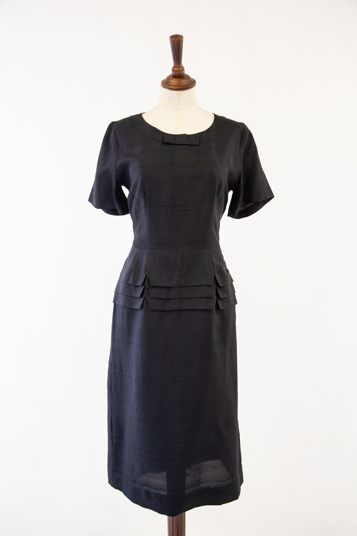 Vintage 1940s Black Silk Dress – ALEXANDRA-KING