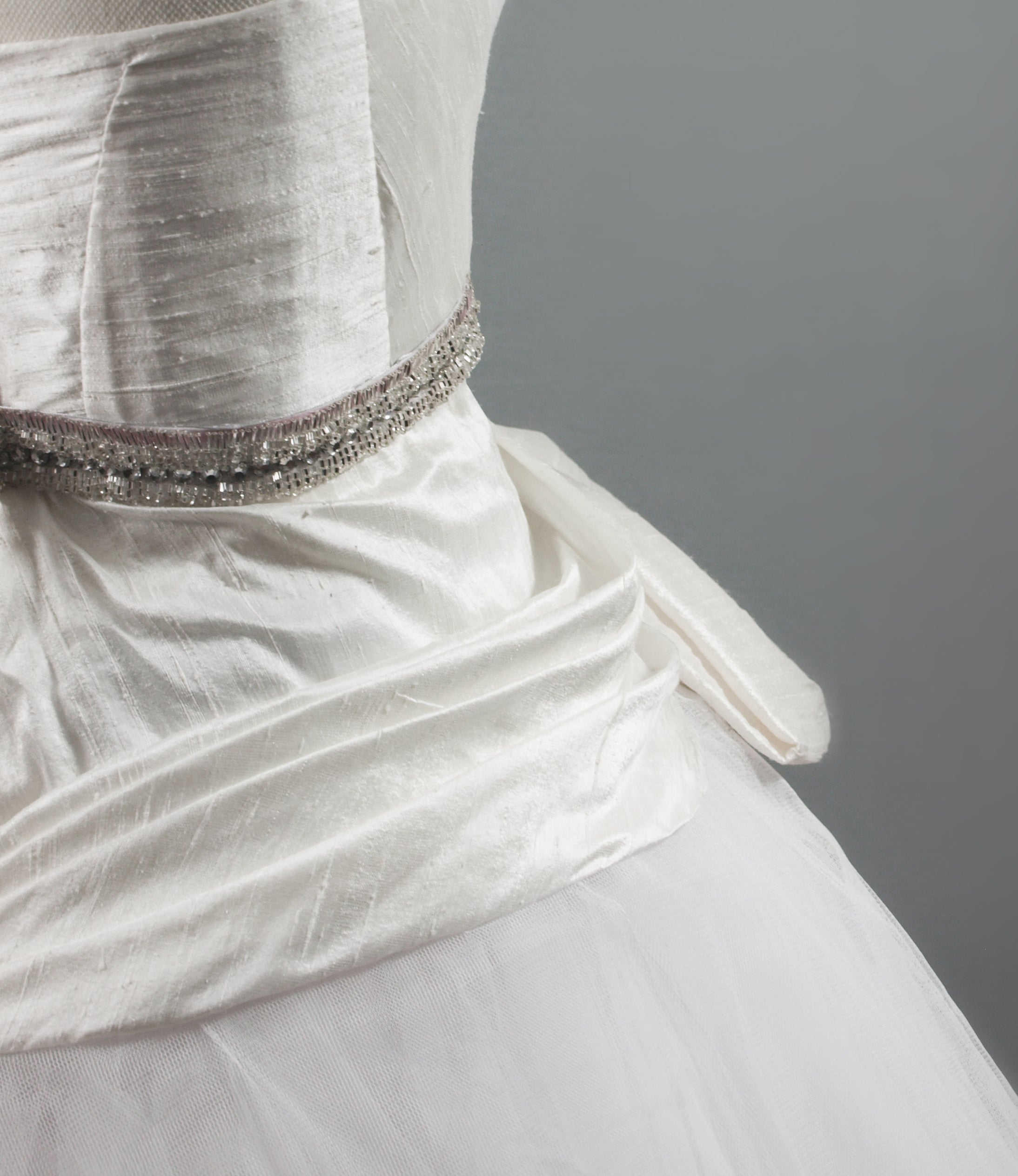 Astor - Silk and Tulle Asymmetric Ballerina Gown