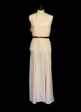 Vintage 1930s Pink Silk Dress