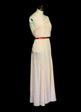 Vintage 1930s Pink Silk Dress