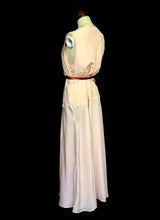 Vintage 1930s Pink Silk Dress