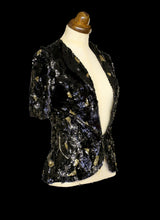 Vintage 1930s Black Deco Sequin Jacket