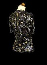 Vintage 1930s Black Deco Sequin Jacket