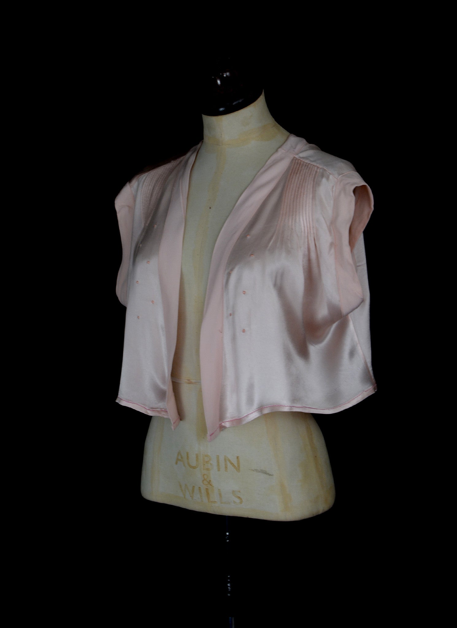 Vintage 1930s Pink Silk Jacket