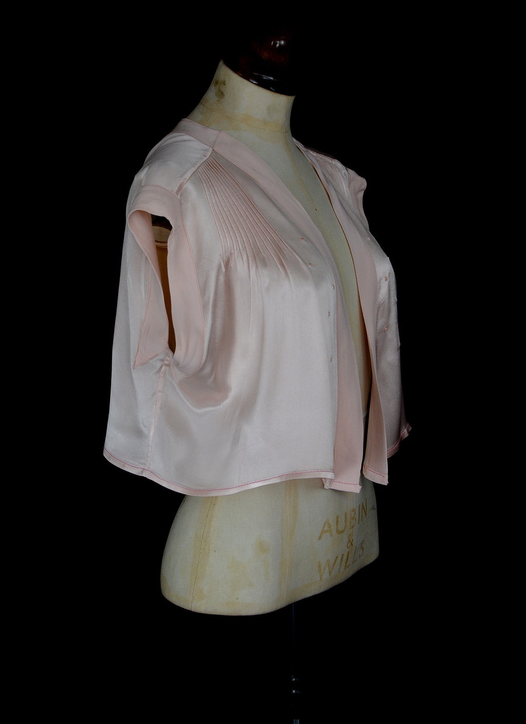 Vintage 1930s Pink Silk Jacket