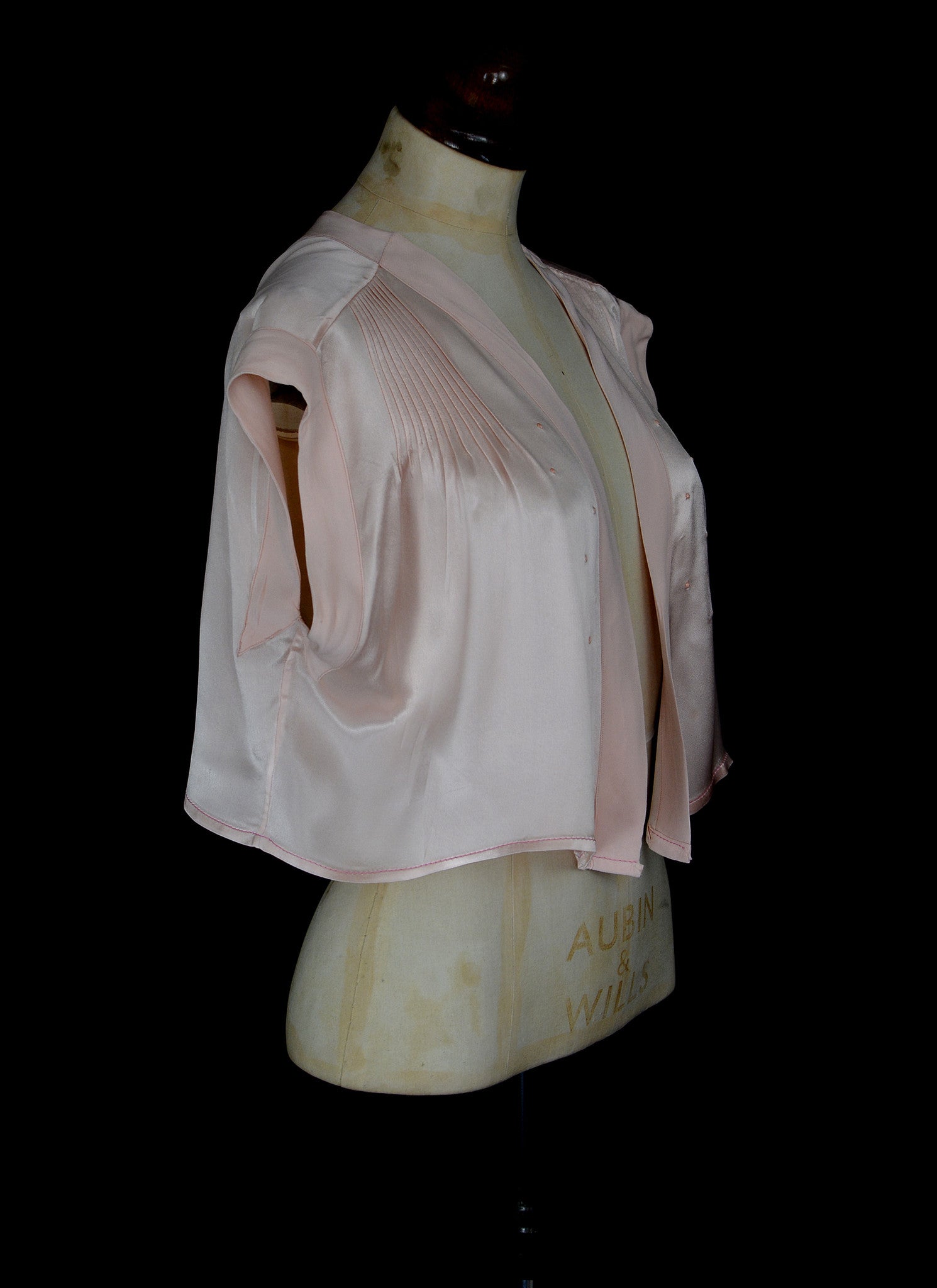Vintage 1930s Pink Silk Jacket