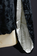 Vintage 1930s Black Velvet Kimono Jacket