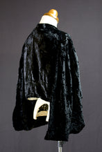 Vintage 1930s Black Velvet Kimono Jacket