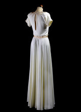 1940 - Beaded Crepe Jersey Dress - S/M (sample)