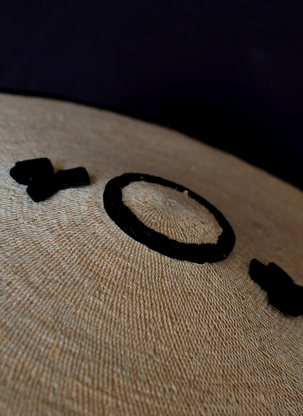 Vintage 1930s Straw Tilt Hat