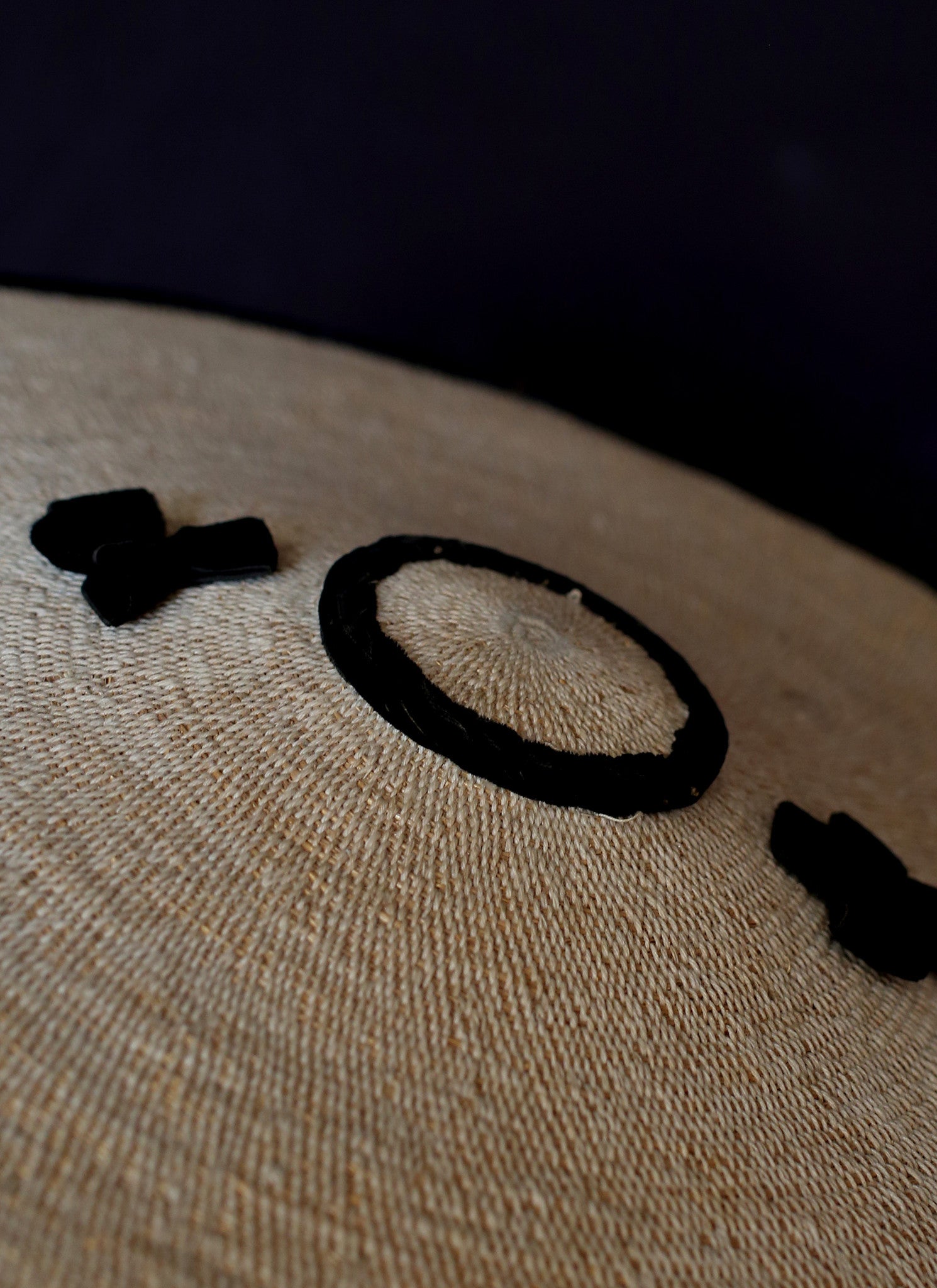 Vintage 1930s Straw Tilt Hat