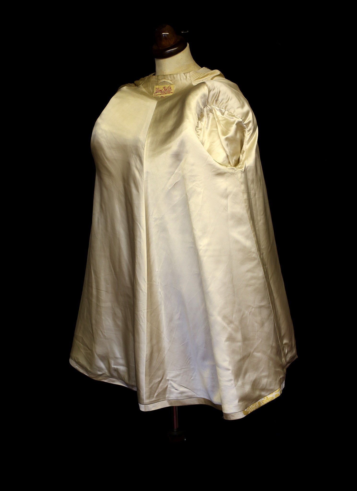 Vintage 1940s Silk Satin Coat