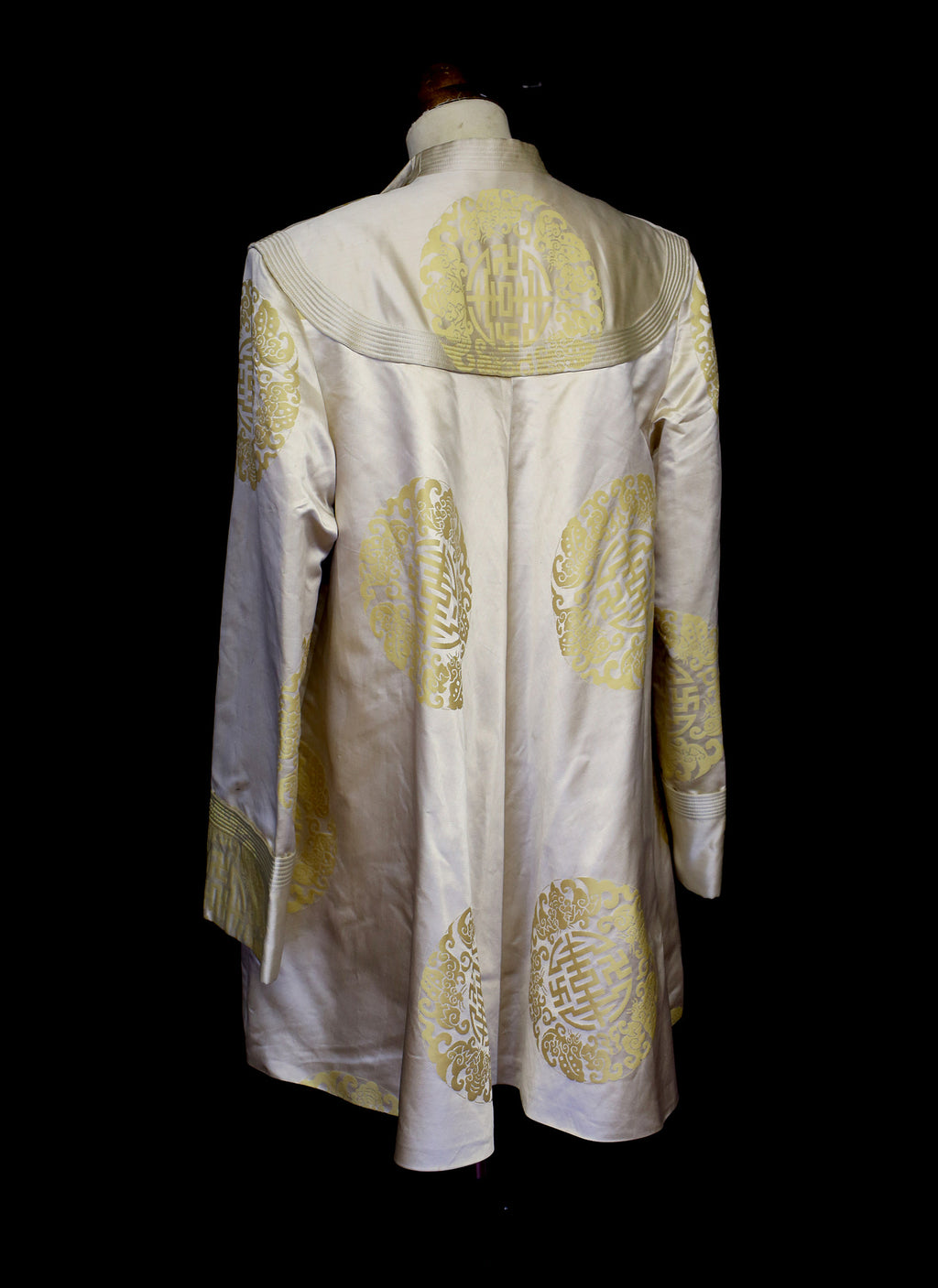 Vintage 1940s Silk Satin Coat