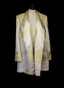 Vintage 1940s Silk Satin Coat
