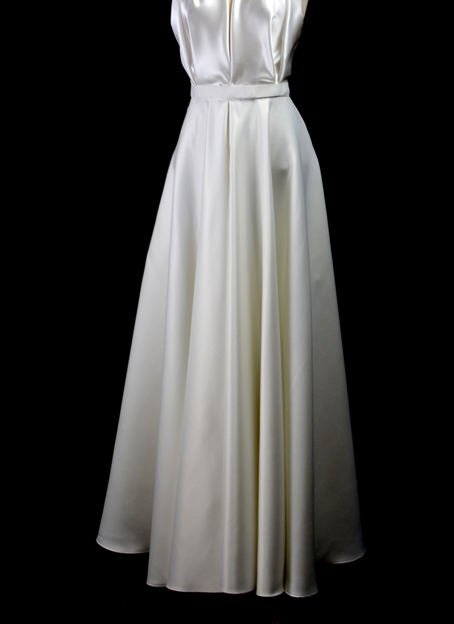 Satin maxi top skirt king