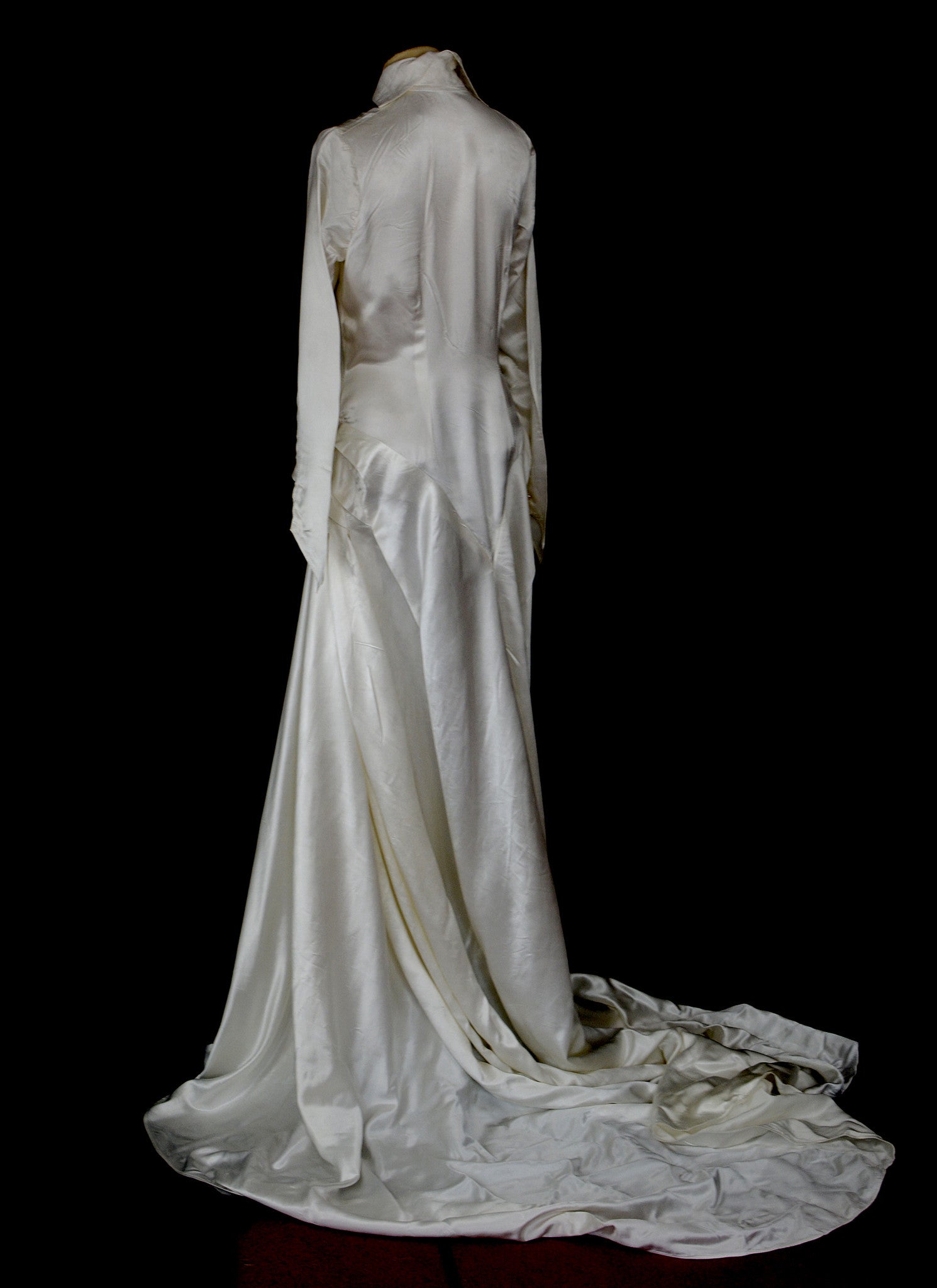 Vintage 1940s Satin Wedding Gown ALEXANDRA-KING Vintage 1940s Satin Wedding Gown ALEXANDRA-KING