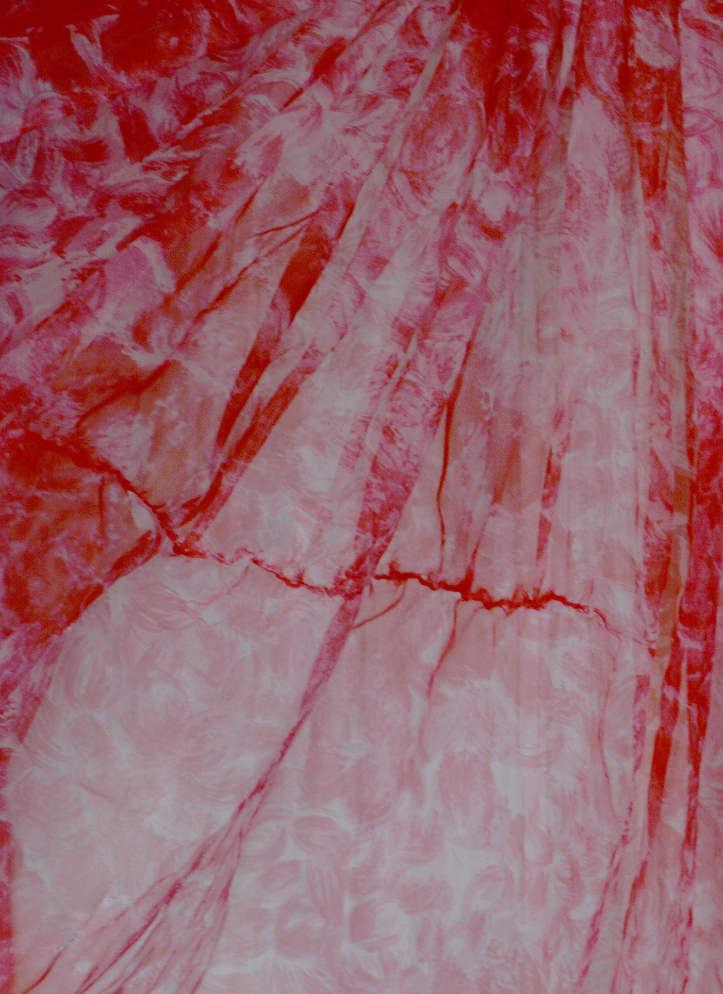Vintage 1950s Coral Pink Prom Dress