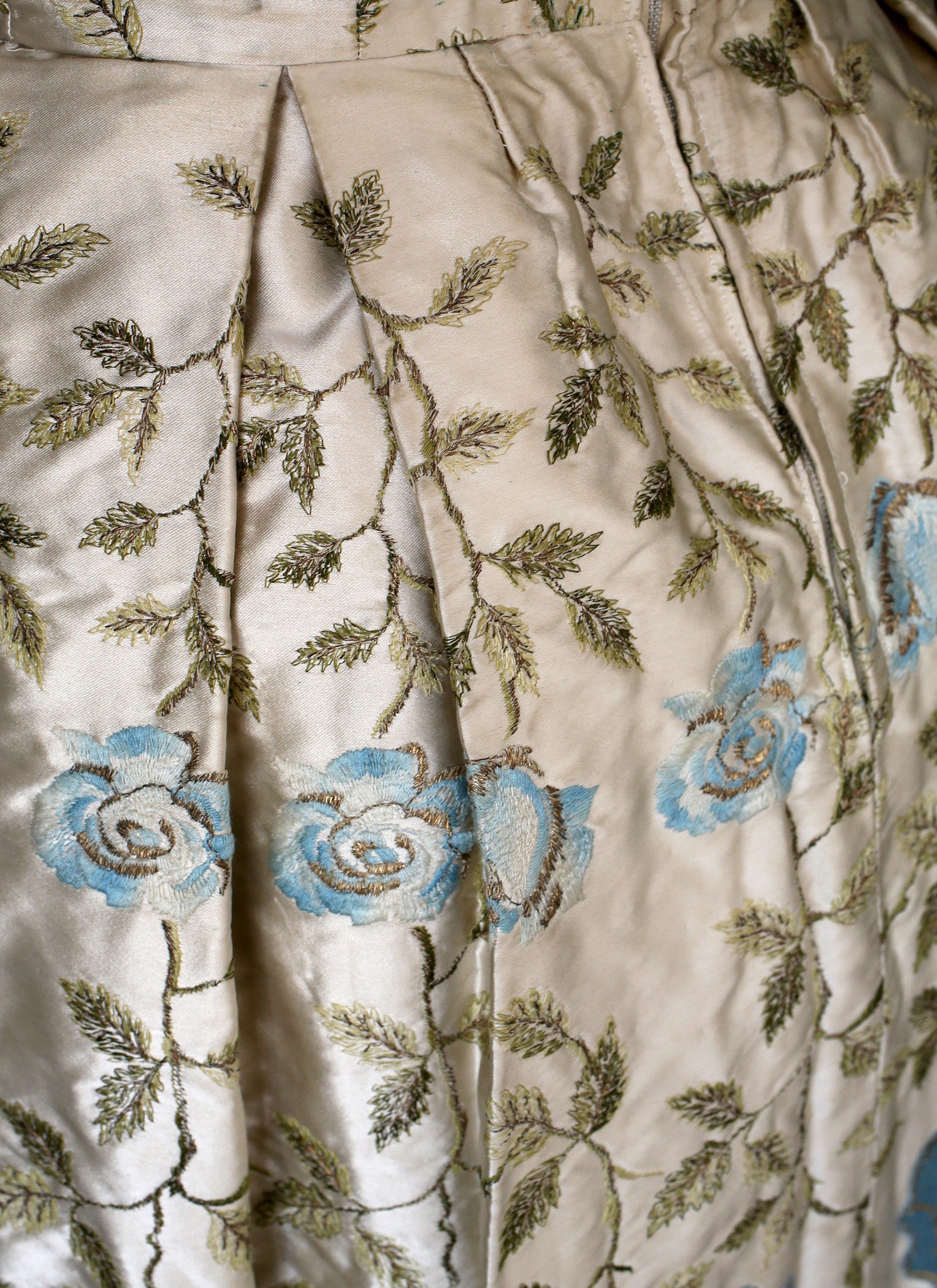 RESERVED Vintage 1950s Embroidered Dress