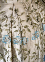 RESERVED Vintage 1950s Embroidered Dress
