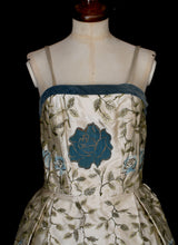 RESERVED Vintage 1950s Embroidered Dress