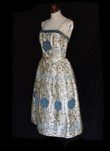 RESERVED Vintage 1950s Embroidered Dress