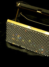 Vintage 1950s Rhinestone Box Bag