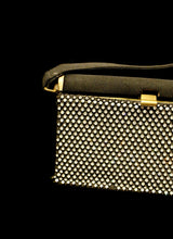 Vintage 1950s Rhinestone Box Bag