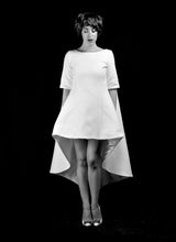sculpted felt modernist couture dress alexandra king