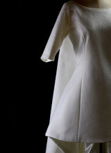 1960 - Wool Felt Mini Dress - S
