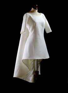 alexandra king 60s white mod wedding dress