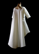space age 1960s inspired wool cape back dress
