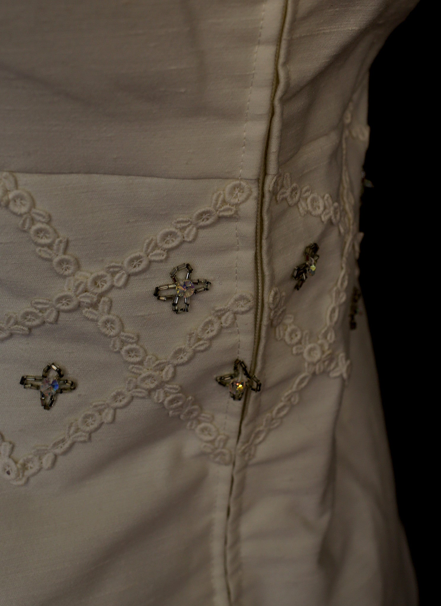 Vintage 1960s Mini Mod Wedding Dress