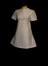 Vintage 1960s Mini Mod Wedding Dress
