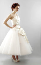 Astor - Silk and Tulle Asymmetric Ballerina Gown