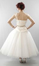 Astor - Silk and Tulle Asymmetric Ballerina Gown
