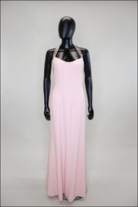 Vintage 1990s Bruce Oldfield Pink Silk Couture Gown