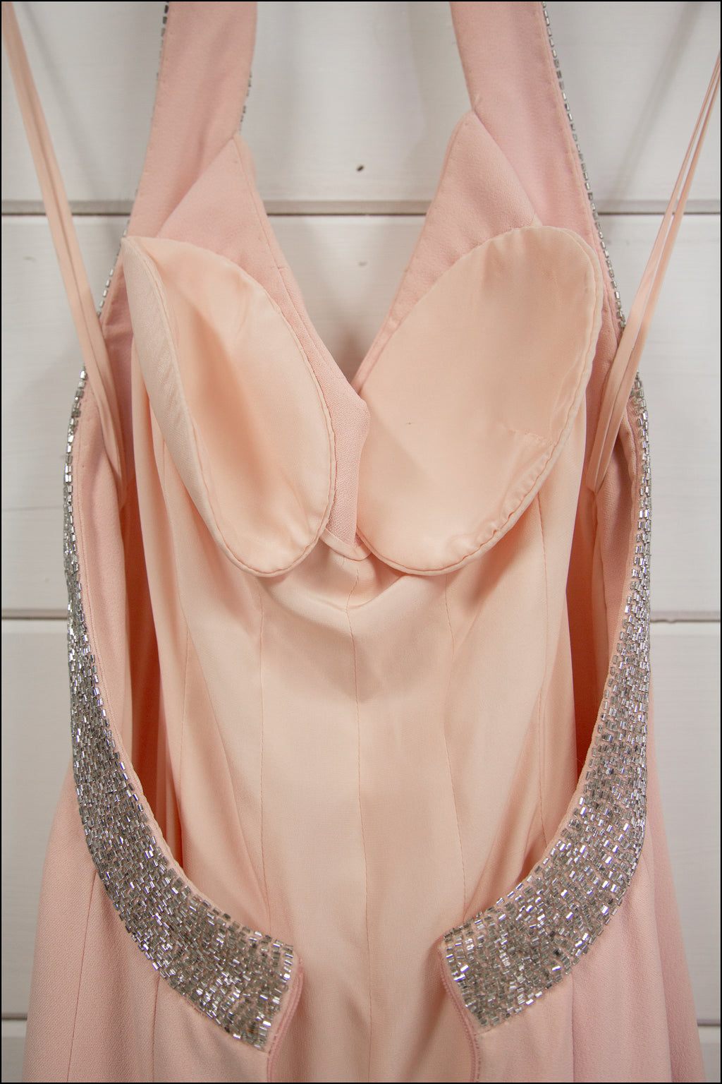 Vintage 1990s Bruce Oldfield Pink Silk Couture Gown