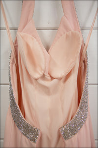 Vintage 1990s Bruce Oldfield Pink Silk Couture Gown