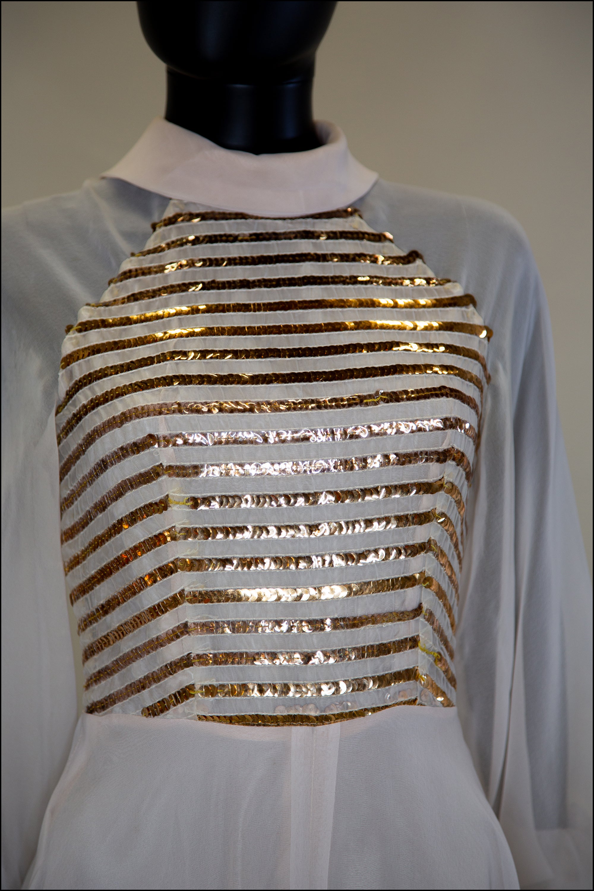 The Hepburn K Gold Sequin Gown – ALEXANDRAKING